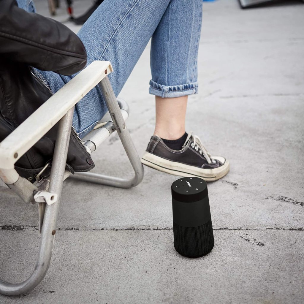 Bose SoundLink Revolve (Series II) Portable Bluetooth Speaker &ndash; Wireless Water-Resistant Speaker with 360&deg; Sound, Black