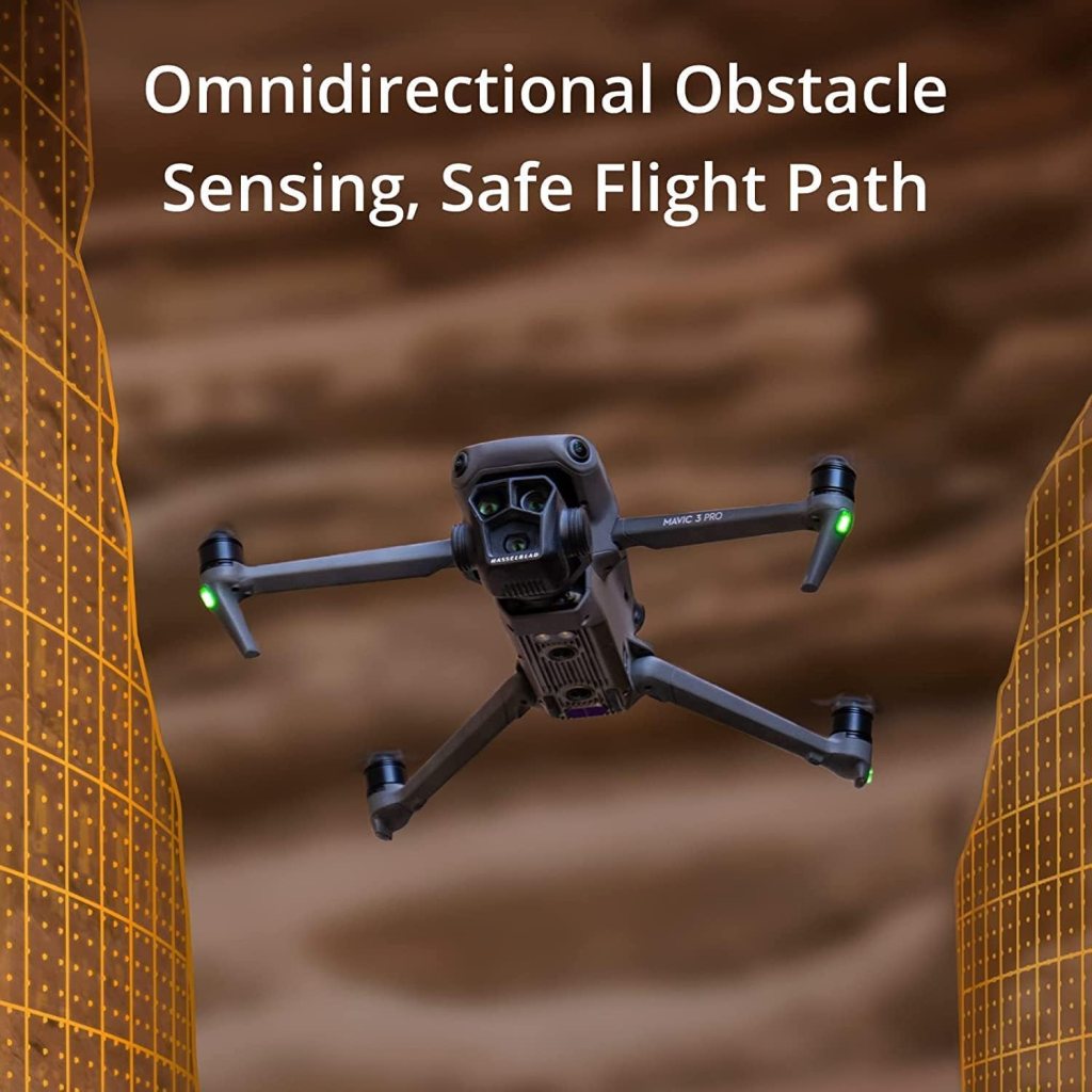 DJI Mavic 3 Pro Fly More Combo with DJI RC Pro (high-bright screen), 4/3 CMOS Hasselblad Camera, three Intelligent Flight Batteries, Charging Hub, ND Filters Set, and more, 4K Camera drone for adults