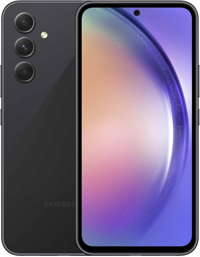 SAMSUNG Galaxy A54 5G A Series Cell Phone, Factory Unlocked Android Smartphone, 128GB w/ 6.4&rdquo; Fluid Display Screen, Hi Res Camera, Long Battery Life, Refined Design, US Version, 2023, Awesome Violet