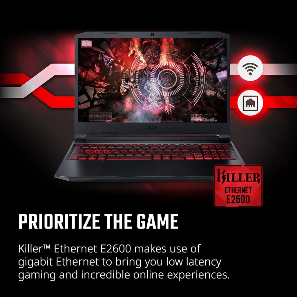 Acer Nitro 5 AN515-58-57Y8 Gaming Laptop | Intel Core i5-12500H | NVIDIA GeForce RTX 3050 Ti Laptop GPU | 15.6 FHD 144Hz IPS Display | 16GB DDR4 | 512GB Gen 4 SSD | Killer Wi-Fi 6 | Backlit Keyboard Acer Nitro 5 AN515-58-57Y8 Gaming Laptop | Intel Core i5-12500H | NVIDIA GeForce RTX 3050 Ti Laptop GPU | 15.6 FHD 144Hz IPS Display | 16GB DDR4 | 512GB Gen 4 SSD | Killer Wi-Fi 6 | Backlit Keyboard