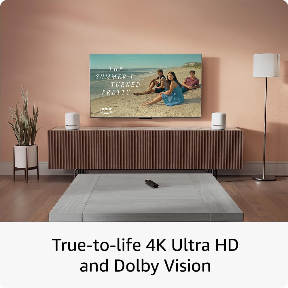 All-new Amazon Fire TV Stick 4K streaming device, more than 1.5 million movies and TV episodes, supports Wi-Fi 6, watch free  live TV