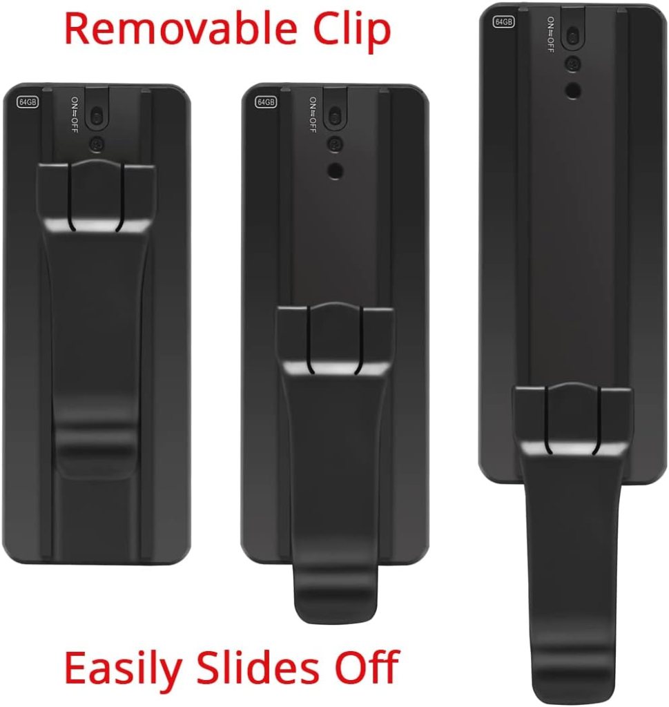 Audio Recorder Voice Activated Recording Device 6 Day Long Battery Life 32GB Up to 750 Hours Storage Capacity ThinMax