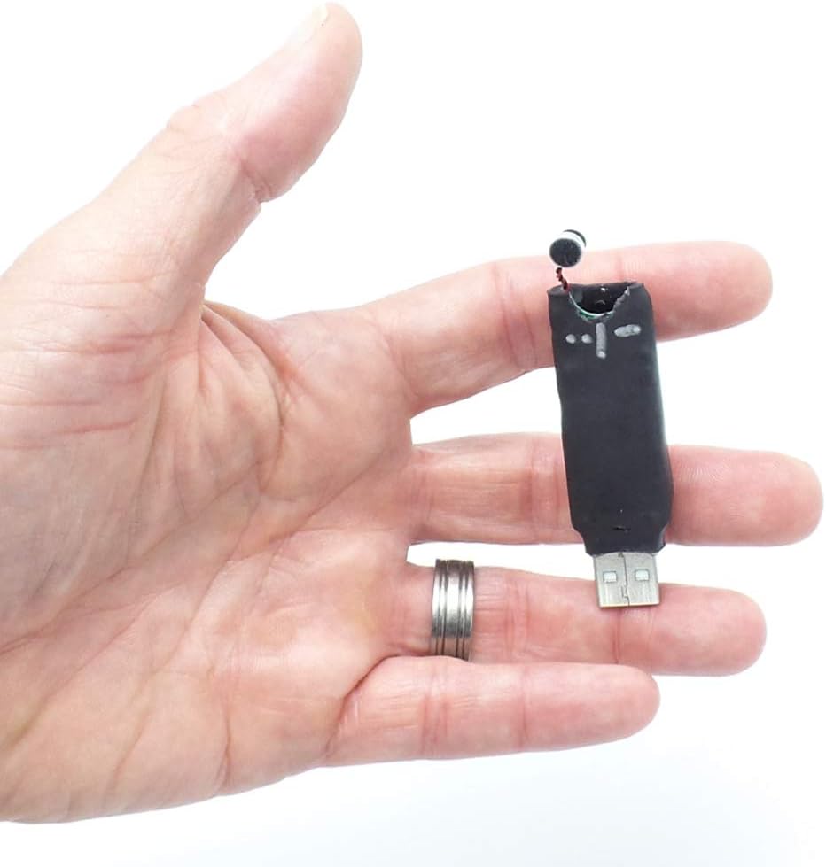 Custom Voice Activated Digital Audio Recorder | Extremely Sensitive Extended Microphone  Long 25 Day Standby Battery Life/24 Hour Continuous | 288 Hr Storage Capacity 8GB Recording Device Date  Time