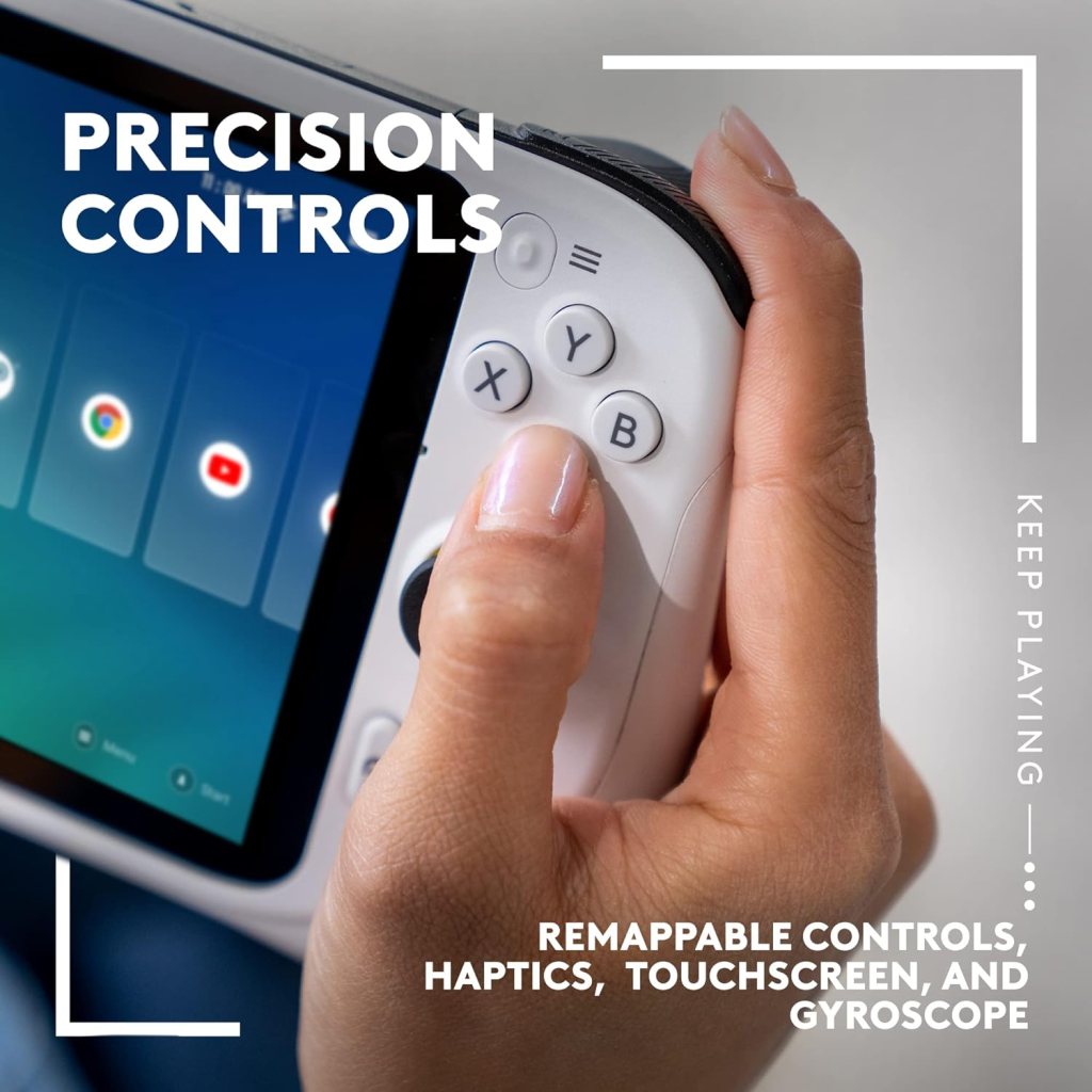 Logitech G Cloud Handheld Portable Gaming Console with Long-Battery Life, 1080P 7-Inch Touchscreen, Lightweight Design, Xbox Cloud Gaming, NVIDIA GeForce NOW, Google Play