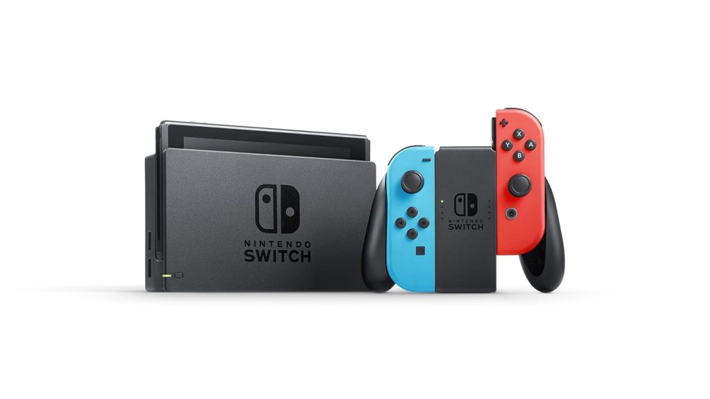 Nintendo Switch&trade; with Neon Blue and Neon Red Joy‑Con&trade;