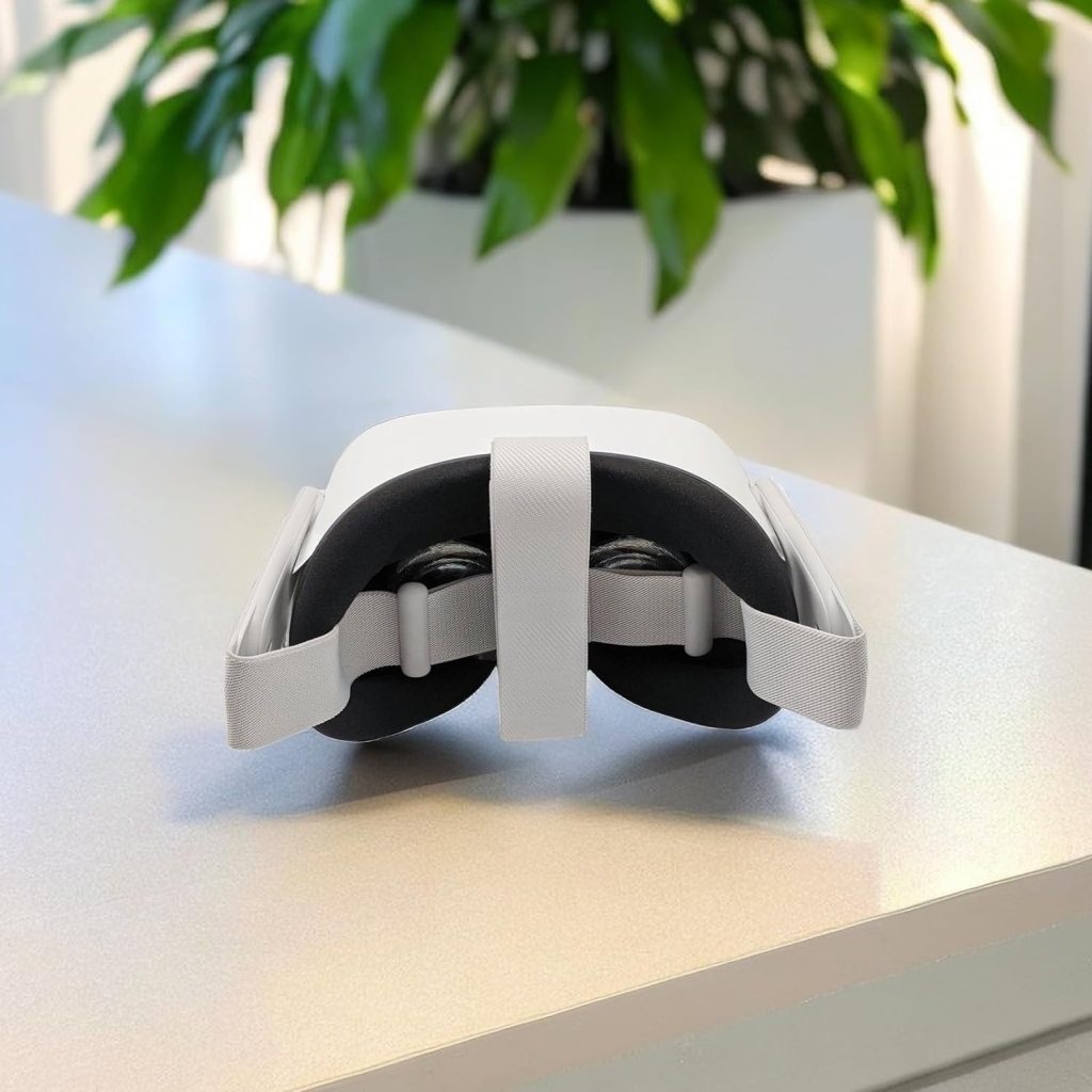 Replacement Head Strap for Oculus Quest 2 Headset, Headstrap for Meta Quest 2 PC Virtual Reality Headsets VR Accesories with 1 Pair Thumb Grip Caps Replacement Head Strap for Oculus Quest 2 Headset, Headstrap for Meta Quest 2 PC Virtual Reality Headsets VR Accesories with 1 Pair Thumb Grip Caps