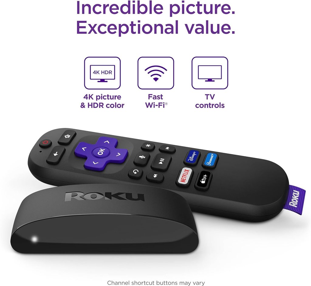 Roku Express 4K+ | Roku Streaming Device 4K/HDR, Roku Voice Remote, Free Live TV Roku Express 4K+ | Roku Streaming Device 4K/HDR, Roku Voice Remote, Free Live TV