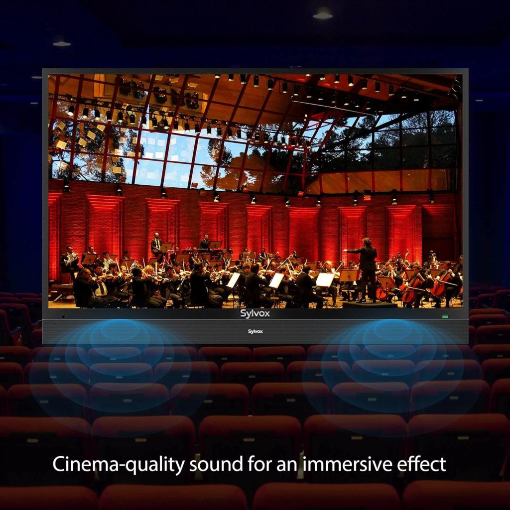 SYLVOX 38 SoundBar for Outdoor Smart TV, 2.0ch Wireless Audio IP65 Waterproof Speaker, Wireless/Wired /Optical/RCA/USB Connection, Suitable for Indoor and Outdoor use (ELF S2 Series)(OTA1ELFS2)