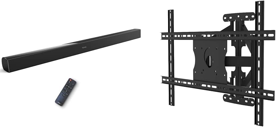 SYLVOX 38 SoundBar for Outdoor Smart TV, 2.0ch Wireless Audio IP65 Waterproof Speaker, Wireless/Wired /Optical/RCA/USB Connection, Suitable for Indoor and Outdoor use (ELF S2 Series)(OTA1ELFS2)