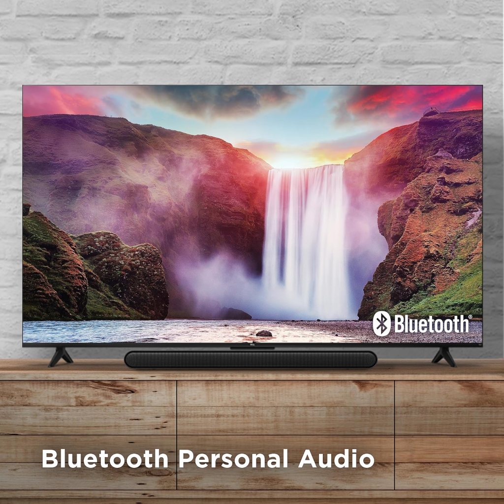 TCL 55-Inch Class S4 4K LED Smart TV with Fire TV (55S450F, 2023 Model), Dolby Vision HDR, Dolby Atmos, Alexa Built-in, Apple Airplay Compatibility, Streaming UHD Television, Black