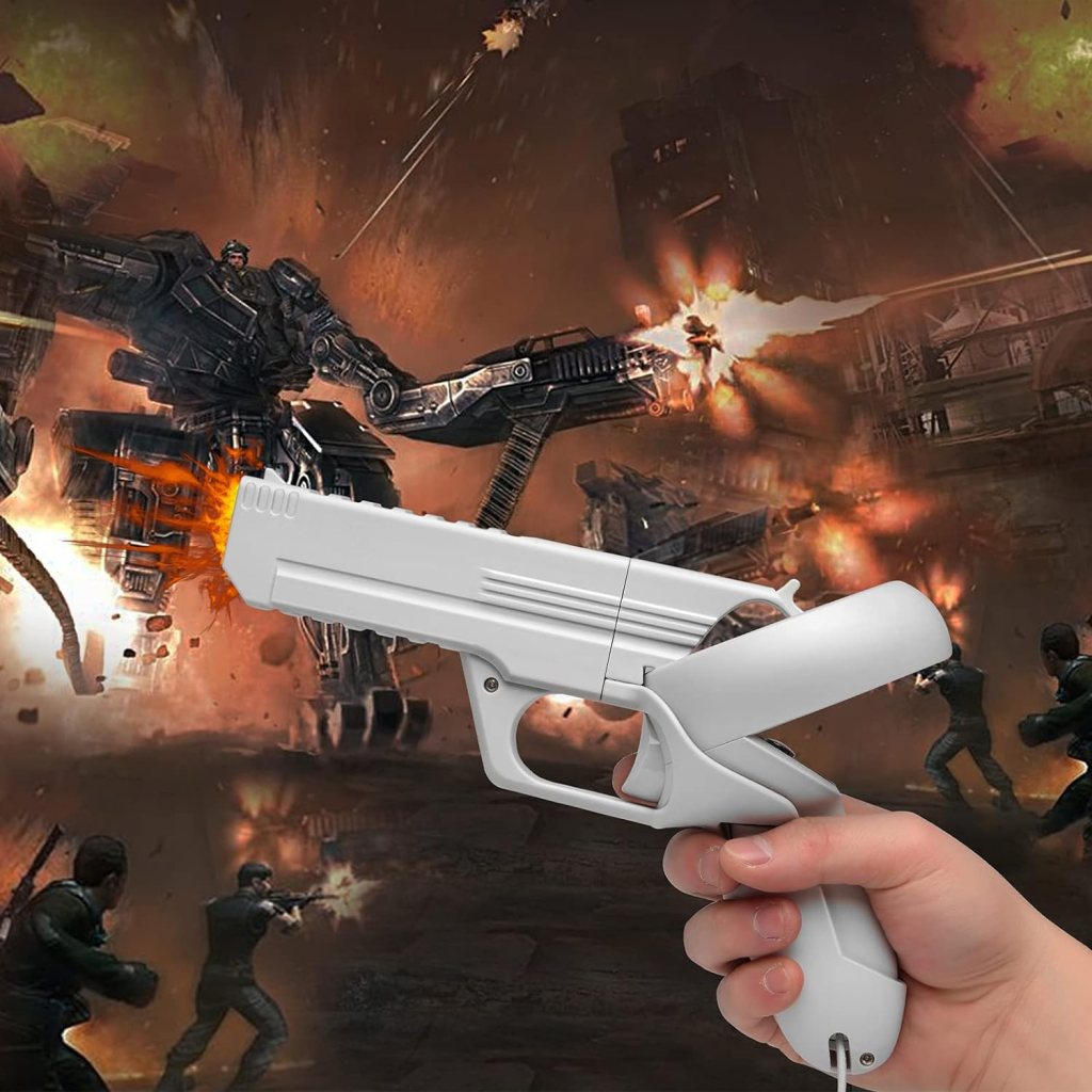 YRXVW VR Stock Accessories for Oculus Quest 2, Compatible with Meta/Oculus Quest 2 Controller Grips, Enhanced VR Game Experience (White)