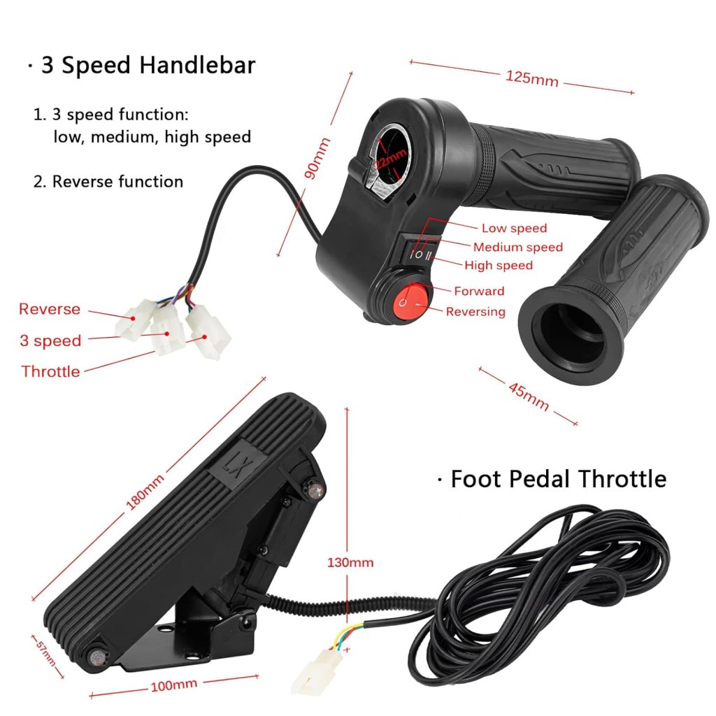 4400RPM 2500W 60V Electric Scooter Motor Brushless DC Motor Kits Electric Gokart Mid Motors with 45A Speed Controller, Throttle, Foot Pedal E-Scooter E-Bike Dirt Bike Motorcycle 4400RPM 2500W 60V Electric Scooter Motor Brushless DC Motor Kits Electric Gokart Mid Motors with 45A Speed Controller, Throttle, Foot Pedal E-Scooter E-Bike Dirt Bike Motorcycle