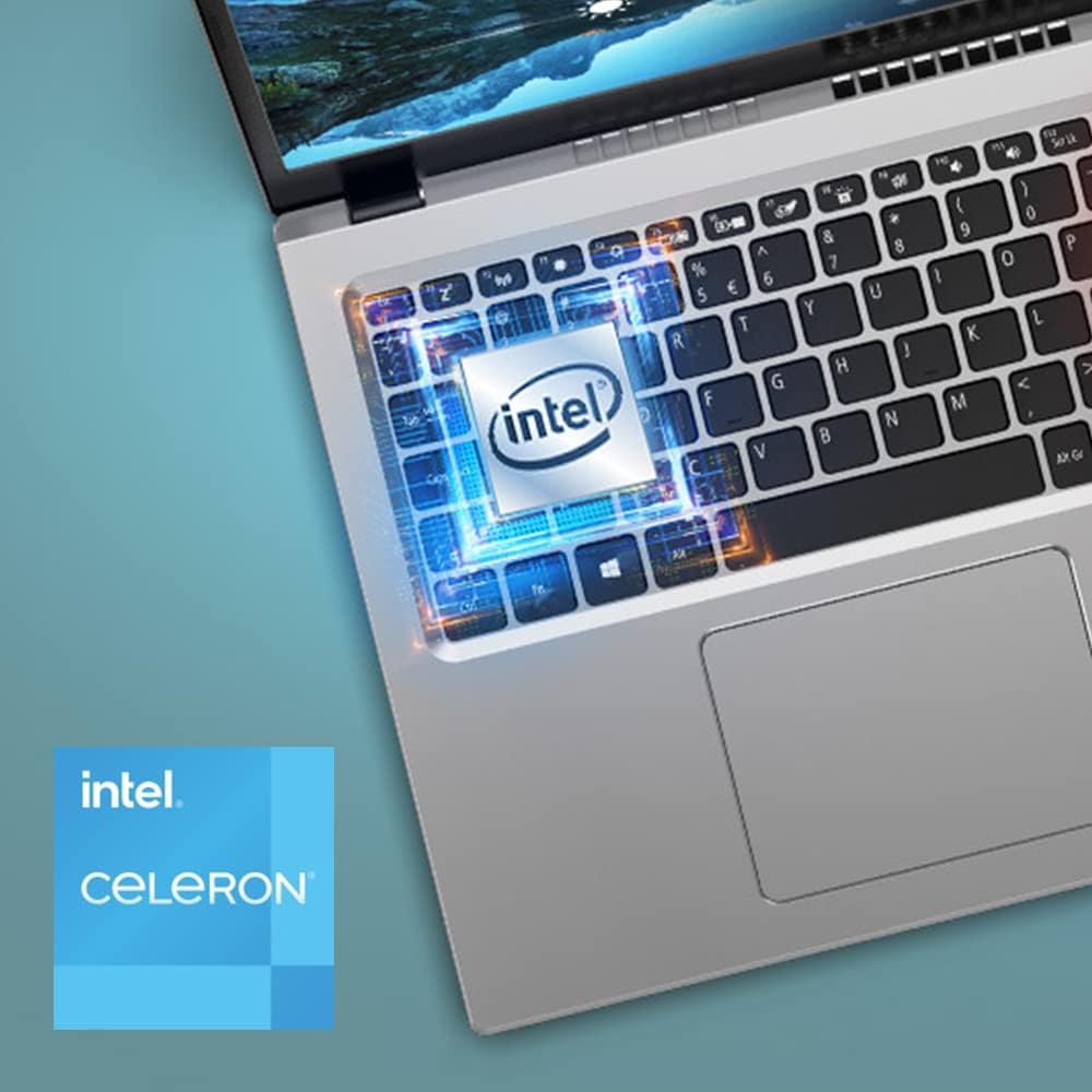 Acer Aspire 1 A115-32-C96U Slim Laptop | 15.6 FHD Display | Intel Celeron N4500 Processor | 4GB DDR4 | 128GB eMMC | WiFi 5 | Microsoft 365 Personal 1-Year Subscription | Windows 11 in S Mode, Silver Acer Aspire 1 A115-32-C96U Slim Laptop | 15.6 FHD Display | Intel Celeron N4500 Processor | 4GB DDR4 | 128GB eMMC | WiFi 5 | Microsoft 365 Personal 1-Year Subscription | Windows 11 in S Mode, Silver