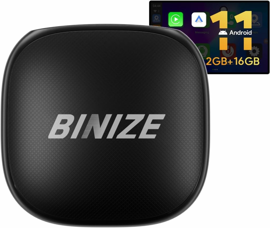 Binize Android Carplay AI Box, Carplay Video Streaming, Magic Box Carplay Streaming Device for Car,Multimedia Video Box, Built in YouTube, Netflix, Hulu, etc Binize Android Carplay AI Box, Carplay Video Streaming, Magic Box Carplay Streaming Device for Car,Multimedia Video Box, Built in YouTube, Netflix, Hulu, etc
