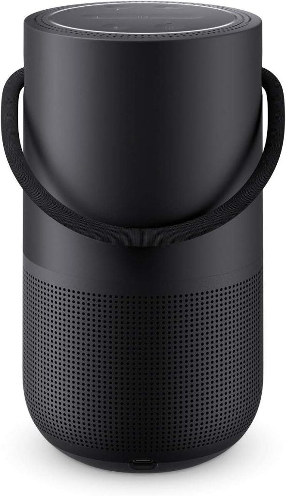 Bose Portable Smart Speaker — Wireless Bluetooth Speaker with Alexa Voice Control Built-In, Water Resistant, Silver