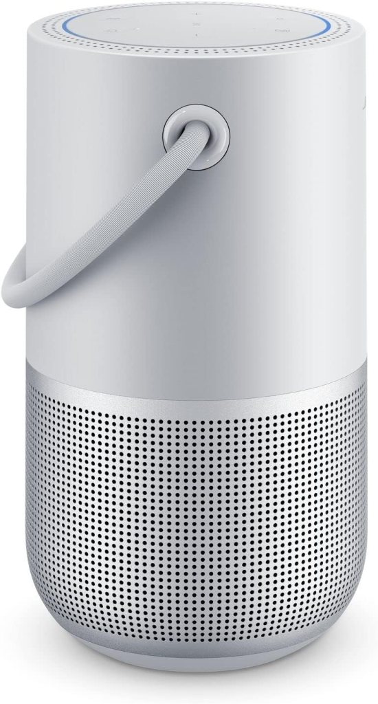 Bose Portable Smart Speaker — Wireless Bluetooth Speaker with Alexa Voice Control Built-In, Water Resistant, Silver