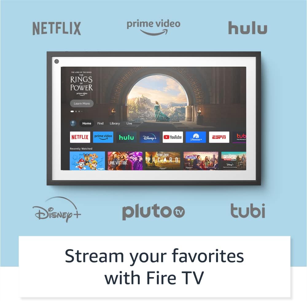 Certified Refurbished Echo Show 15 | Full HD 15.6 smart display with Alexa and Fire TV built in | Remote included