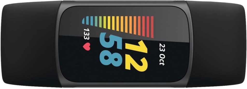 Fitbit Charge 5 Advanced Fitness Tracker with GPS, Heart Rate, Sleep  Health Tracker - Power Bundle with Adapter (Graphite Stainless Steel)