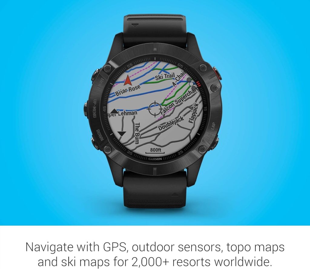 Garmin Fenix 6 Pro, Premium Multisport GPS Watch, Features Mapping, Music, Grade-Adjusted Pace Guidance and Pulse Ox Sensors, Black (Renewed) Garmin Fenix 6 Pro, Premium Multisport GPS Watch, Features Mapping, Music, Grade-Adjusted Pace Guidance and Pulse Ox Sensors, Black (Renewed)