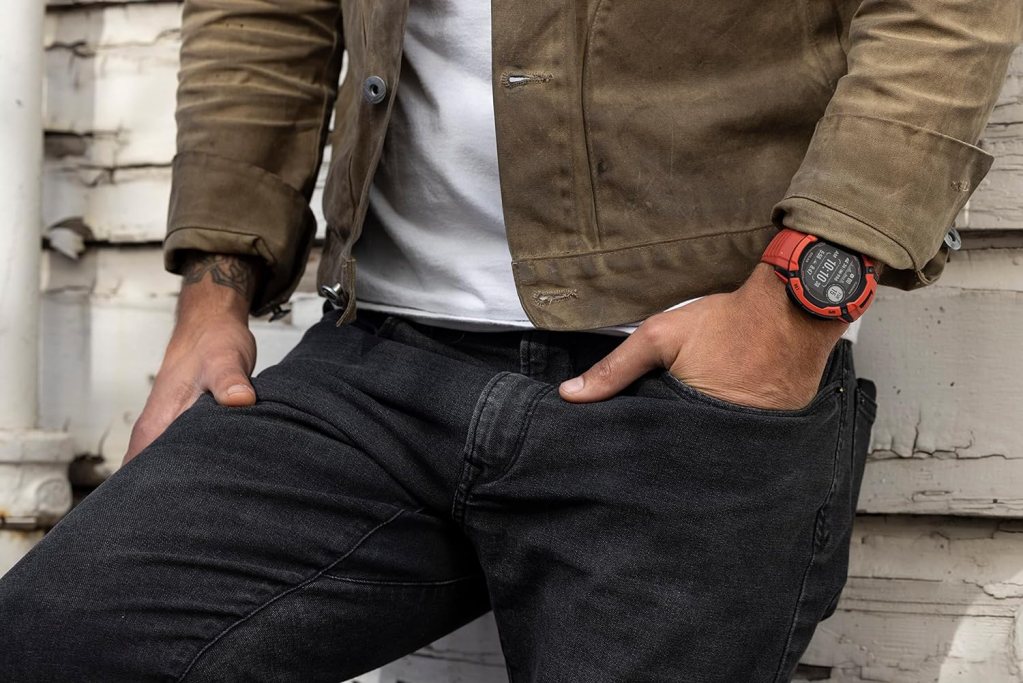 Garmin Instinct 2X Solar, Rugged GPS Smartwatch, Built-in Flashlight, Solar Charging Capability, Multi-Band GNSS, Graphite