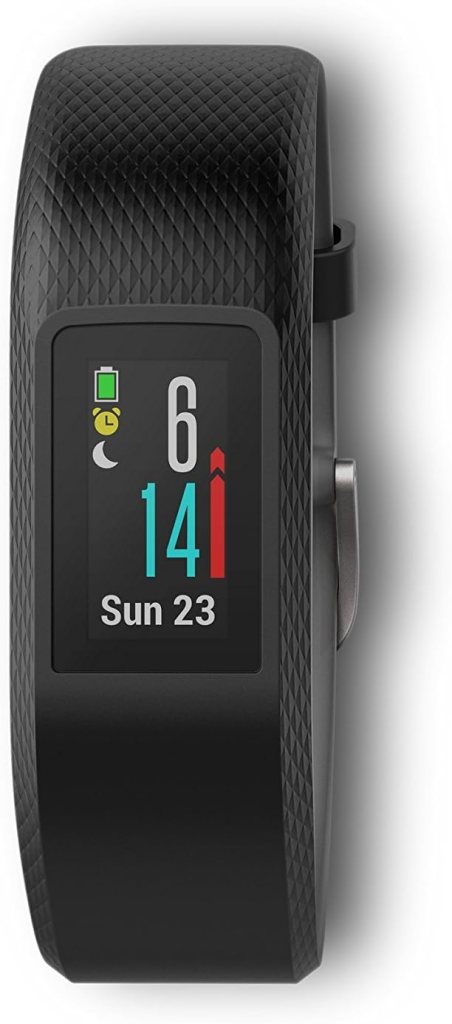 Garmin v&iacute;vosport, Fitness/Activity Tracker with GPS and Heart Rate Monitoring, Slate, Large