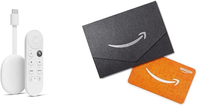 Google Chromecast with Google TV (4K)- Streaming Stick Entertainment with Voice Search - Watch Movies, Shows, and Live TV in 4K HDR - Snow Google Chromecast with Google TV (4K)- Streaming Stick Entertainment with Voice Search - Watch Movies, Shows, and Live TV in 4K HDR - Snow