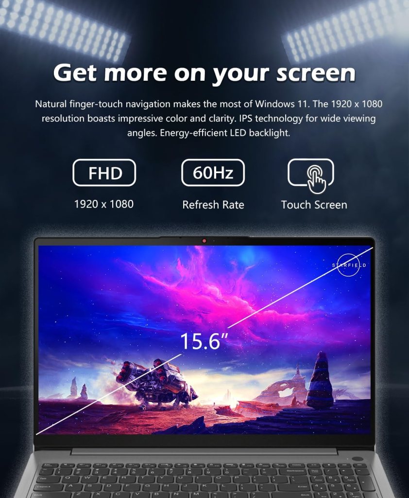 Lenovo 2022 Newest Ideapad 3 Laptop, 15.6 HD Touchscreen, 11th Gen Intel Core i3-1115G4 Processor, 8GB DDR4 RAM, 256GB PCIe NVMe SSD, HDMI, Webcam, Wi-Fi 5, Bluetooth, Windows 11 Home, Almond