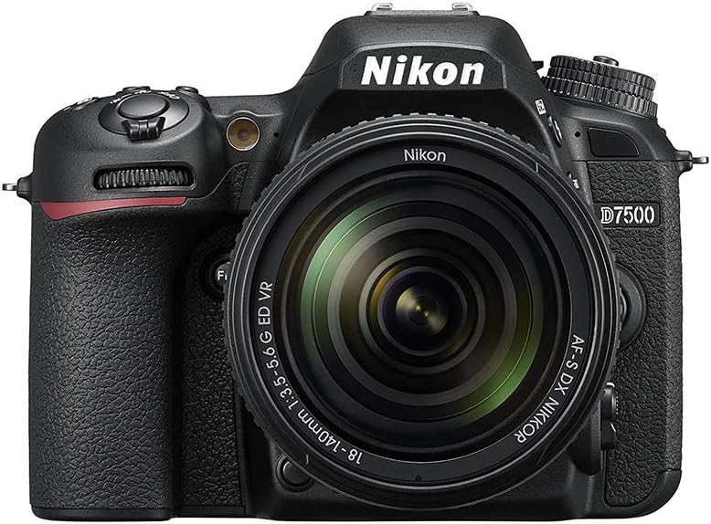 Nikon D7500 20.9MP DSLR Camera with AF-S DX NIKKOR 18-140mm f/3.5-5.6G ED VR Lens, Black