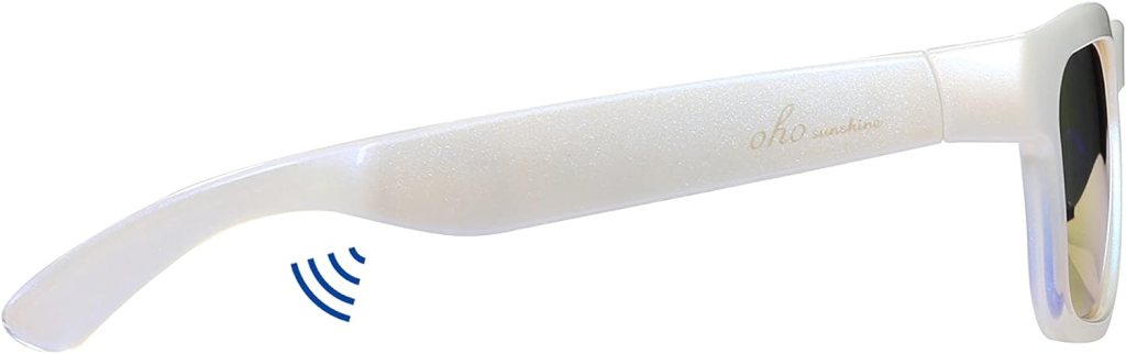 OhO Bluetooth Sunglasses,Voice Control and Open Ear Style Smart Glasses to Listen Music and Calls,UV400 Polarized Lens OhO Bluetooth Sunglasses,Voice Control and Open Ear Style Smart Glasses to Listen Music and Calls,UV400 Polarized Lens