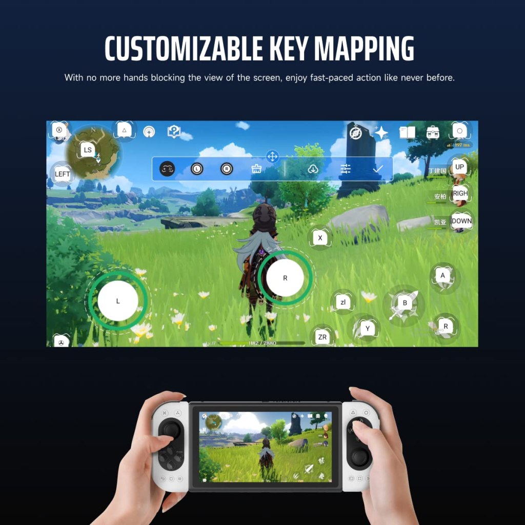 Pimax Portal Handheld Game Console with 4K 144Hz Display, Gaming Console for Android, Console Games, Cloud Gaming, 8G+256G, Black Pimax Portal Handheld Game Console with 4K 144Hz Display, Gaming Console for Android, Console Games, Cloud Gaming, 8G+256G, Black