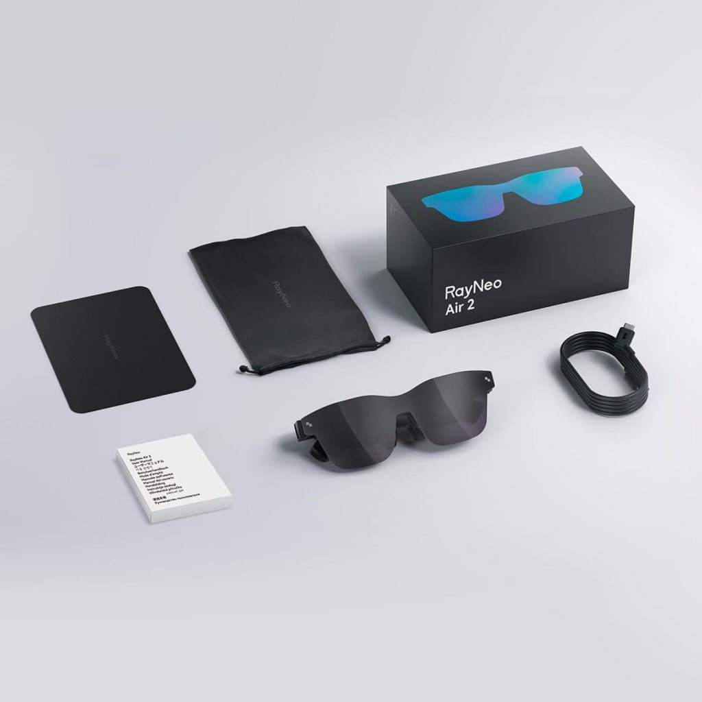 RayNeo Air 2 AR Glasses - Smart Glasses with 201 Micro OLED, XR Glasses 1080P Video Display Glasses, Multi-Window Work, Watch and Game on PC/Android/iOS/Consoles/Cloud RayNeo Air 2 AR Glasses - Smart Glasses with 201 Micro OLED, XR Glasses 1080P Video Display Glasses, Multi-Window Work, Watch and Game on PC/Android/iOS/Consoles/Cloud