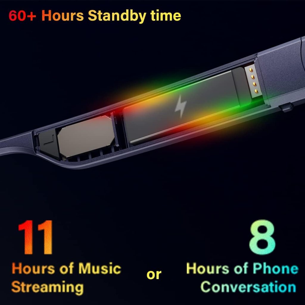 SOLOS Neon 1-3 Smart Sunglasses for Active Lifestyles, iPhone and Android Compatible Audio Glasses with Bluetooth Connectivity (Matte Black, Mirror Silver)