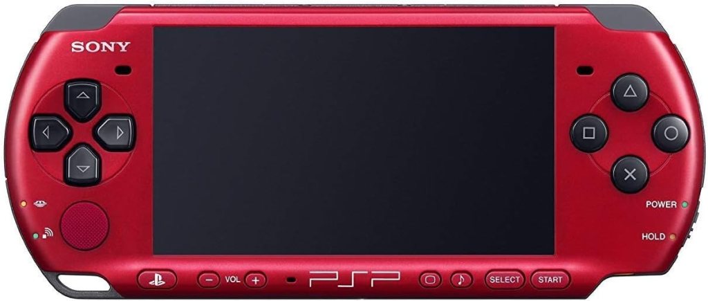 Sony Playstation Portable PSP 3000 Series Handheld Gaming Console System (Red/Black) (Renewed)