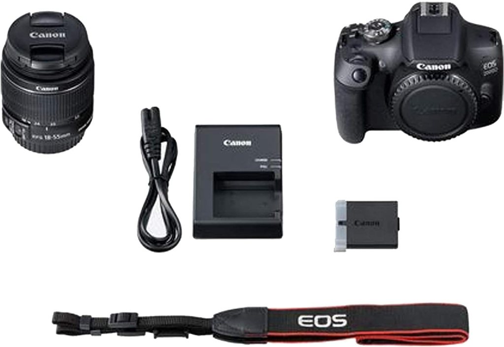 Ultimate Deals Canon EOS 2000D (Rebel T7) DSLR Camera w/Canon EF-S 18-55mm F/3.5-5.6 Zoom Lens + Case + 32GB Memory Card + TopKnotch Kit (Renewed) Ultimate Deals Canon EOS 2000D (Rebel T7) DSLR Camera w/Canon EF-S 18-55mm F/3.5-5.6 Zoom Lens + Case + 32GB Memory Card + TopKnotch Kit (Renewed)