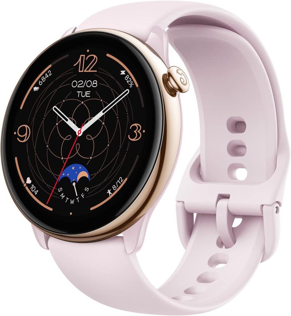 Amazfit GTR Mini Smart Watch for Women,14-Day Battery Life, Sports with GPS, 5 Satellite Positioning Systems, Fitness Health Tracker Heart Rate, SPO₂ Monitoring,5 ATM Water Resistance,Pink