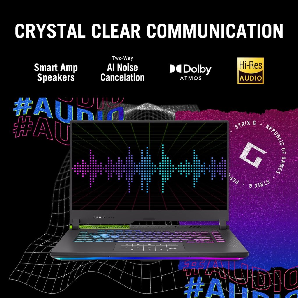 ASUS ROG Strix G16 (2023) Gaming Laptop, 16” 16:10 QHD 240Hz, GeForce RTX 4060, Intel Core i9-13980HX, 16GB DDR5, 1TB PCIe SSD, Wi-Fi 6E, Windows 11, G614JV-ES94