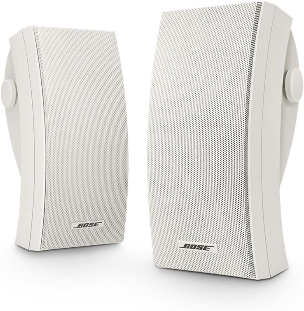 Bose 251 Outdoor Environmental Speakers (Pair), White with Music Amplifier Bose 251 Outdoor Environmental Speakers (Pair), White with Music Amplifier