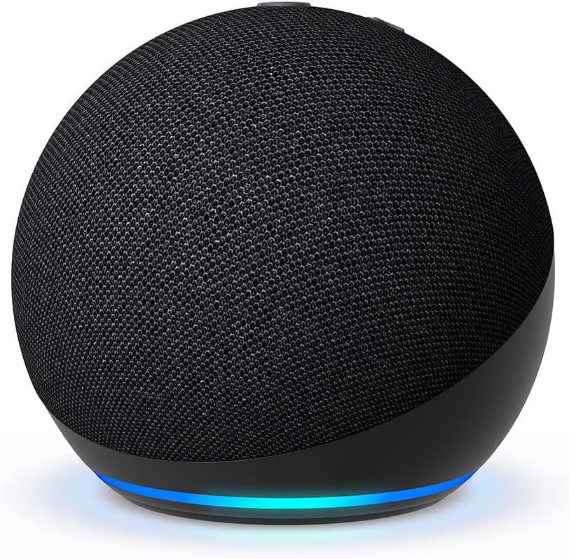 Certified Refurbished Echo Dot (5th Gen, 2022 release) | With bigger vibrant sound, helpful routines and Alexa | Charcoal