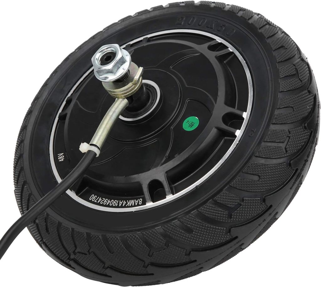 Electric Scooter Hub Motor Kit, 48V 350W Wheel E-Bike Motor Conversion Hub Kit Electric Bike Wheel Brushless Hub Motor Accessory for 8in Electric Scooter