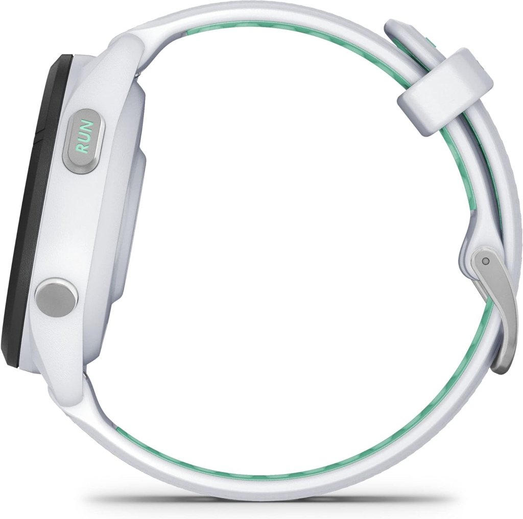 Garmin Forerunner 265 Running Smartwatch, Colorful AMOLED Display, Training Metrics and Recovery Insights, Aqua and Black