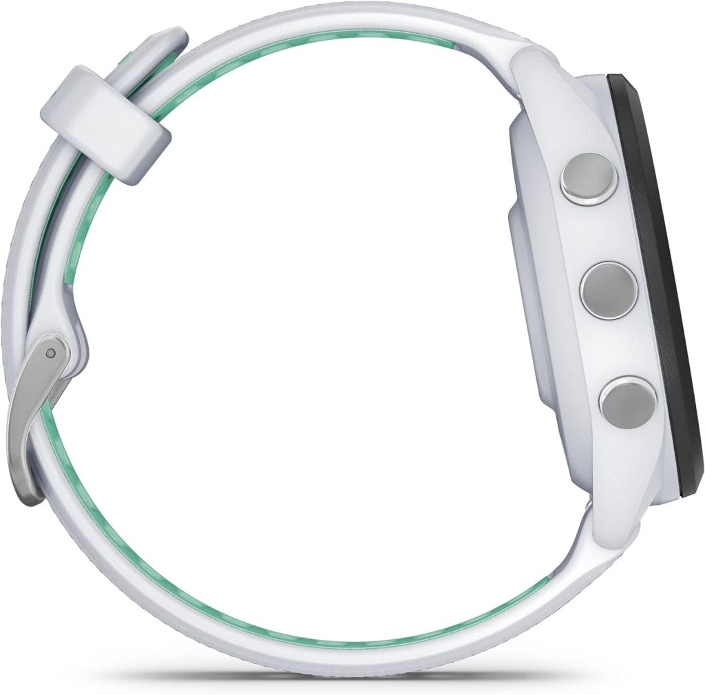 Garmin Forerunner 265 Running Smartwatch, Colorful AMOLED Display, Training Metrics and Recovery Insights, Aqua and Black