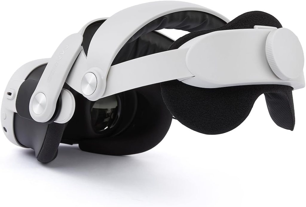 GOMRVR Adjustable Halo Head Strap Accessories Compatible Oculus/Meta Quest 3 Head Strap Accessories Enhanced Support Reduces Stress on VR Headset