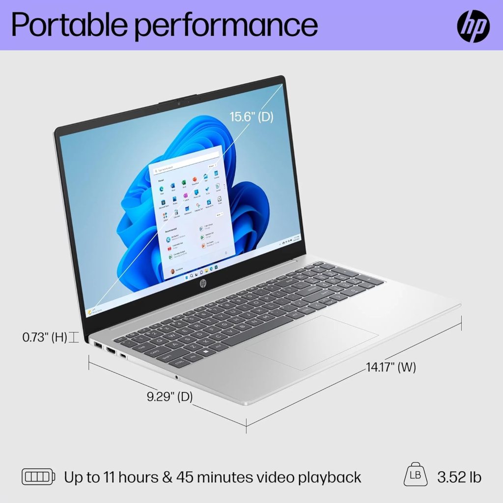 hp Newest Essential 15 Laptop, 16GB RAM, 640GB(128GB SSD+512GB USB), 15.6 Anti-Glare Display, Intel Quad-Core Processor, Office 365 1-Year, Upto 11hrs Battery, Type-C, Fast Charging, Win11S, JVQ mp hp Newest Essential 15 Laptop, 16GB RAM, 640GB(128GB SSD+512GB USB), 15.6 Anti-Glare Display, Intel Quad-Core Processor, Office 365 1-Year, Upto 11hrs Battery, Type-C, Fast Charging, Win11S, JVQ mp