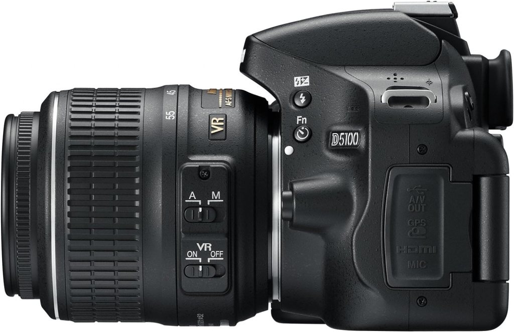Nikon D5100 16.2MP Digital SLR Camera  18-55mm VR Lens (Renewed)
