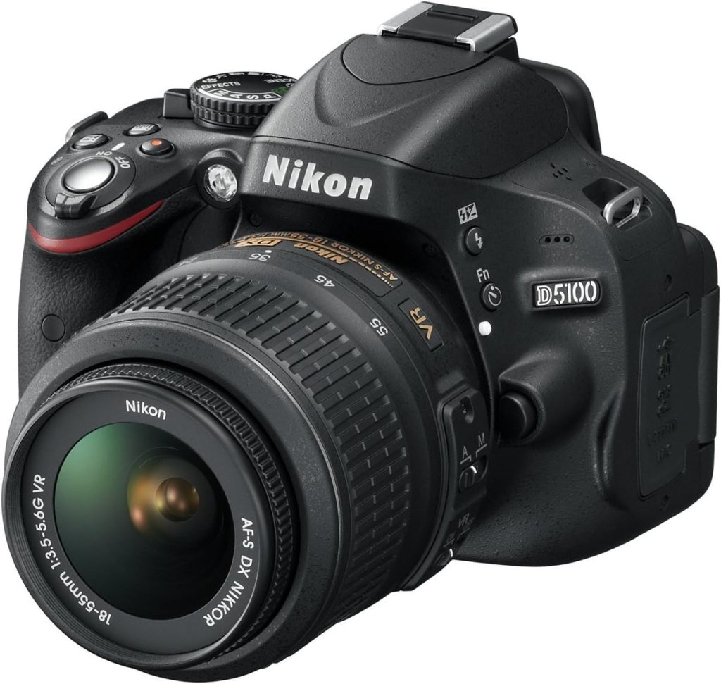 Nikon D5100 16.2MP Digital SLR Camera  18-55mm VR Lens (Renewed)