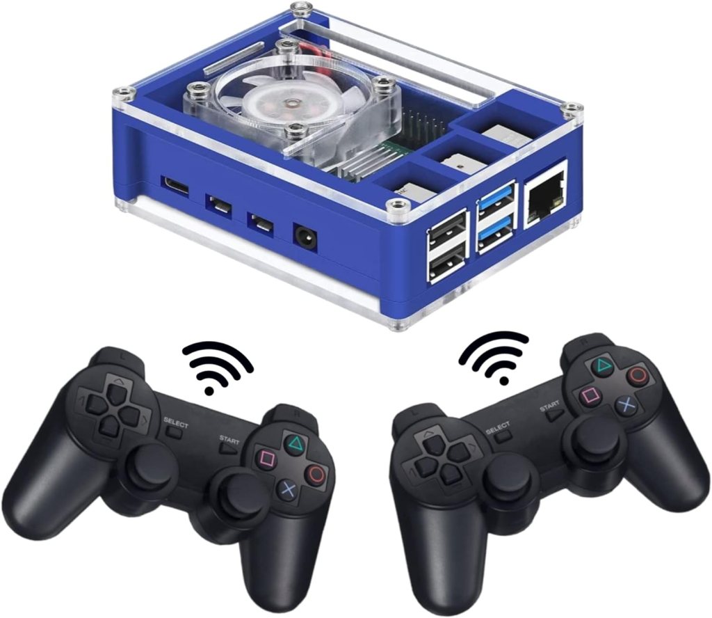 Retropie Extreme Edition Raspberry Pi 4 Retro Console Kit - Over 130,000 Games Over 60 Consoles and Arcades Retro Game Console - Retro Gaming