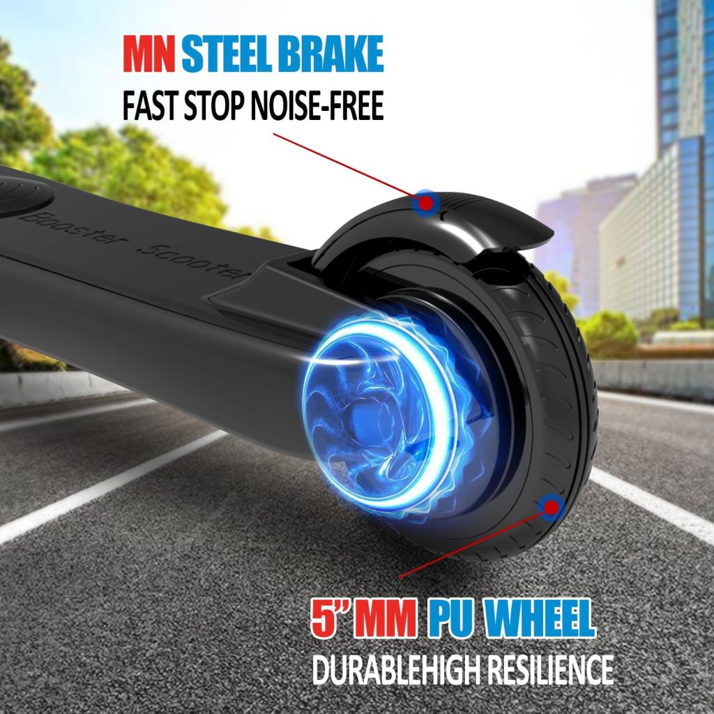 Ridingtimes Electric Scooter for Kids Ages 4-10, Up to 6.2Mph 80 Min Ride Time, Kids Power Scooter with Adjustable Height, Foldable Escooter for Boys Girls Ridingtimes Electric Scooter for Kids Ages 4-10, Up to 6.2Mph 80 Min Ride Time, Kids Power Scooter with Adjustable Height, Foldable Escooter for Boys Girls