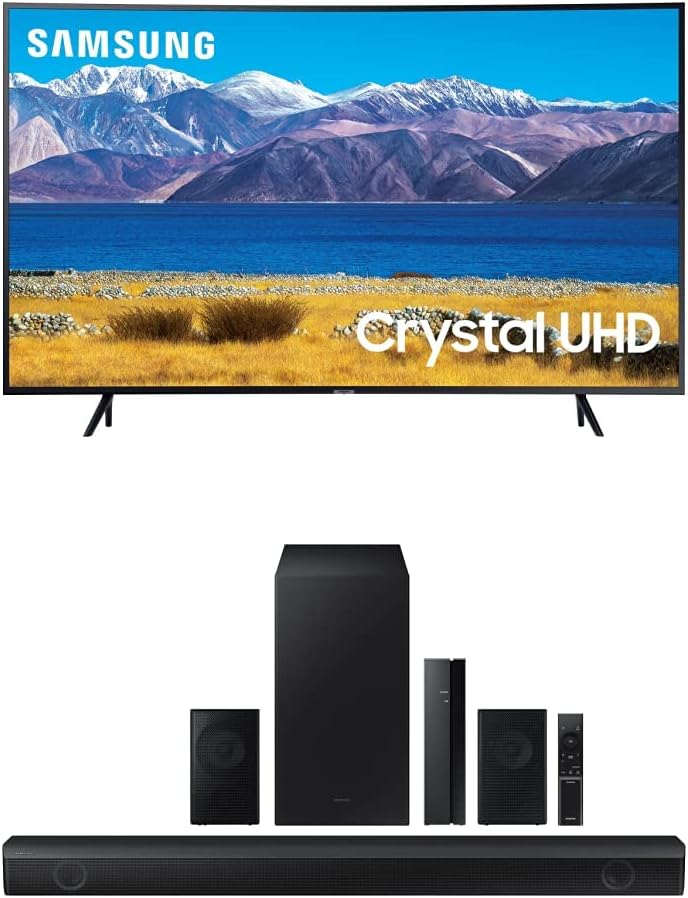 SAMSUNG 55-Inch Class Crystal UHD TU8300 Series - 4K UHD Curved Smart TV With Alexa Built-in (UN55TU8300FXZA) SAMSUNG 55-Inch Class Crystal UHD TU8300 Series - 4K UHD Curved Smart TV With Alexa Built-in (UN55TU8300FXZA)