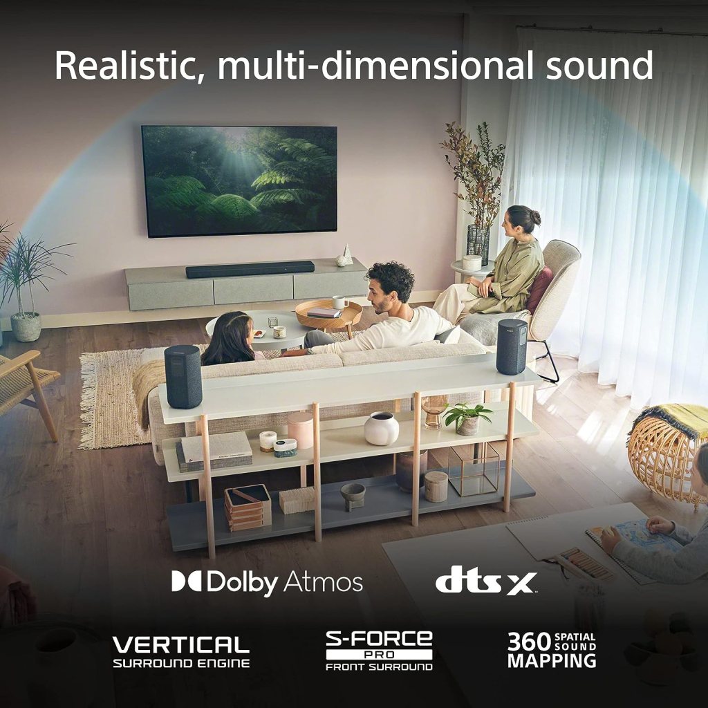 Sony HT-A3000 3.1Ch Soundbar with Built-in Subwoofer and DTS Virtual:X with a Walts SOUNDBAR-Mount for Compatible Soundbars Under 15lb (2022)