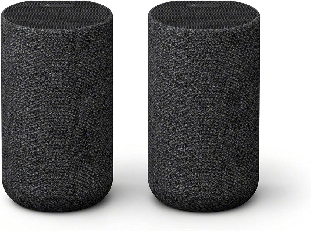 Sony SA-RS5 Wireless Rear Speakers with Built-in Battery for HT-A7000/A5000/A3000 and STR-AN1000,Black